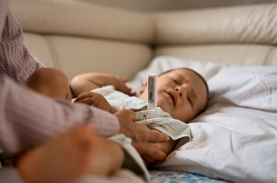 Erkältung bei Babys: Symptome, Verlauf, Dauer und Behandlung