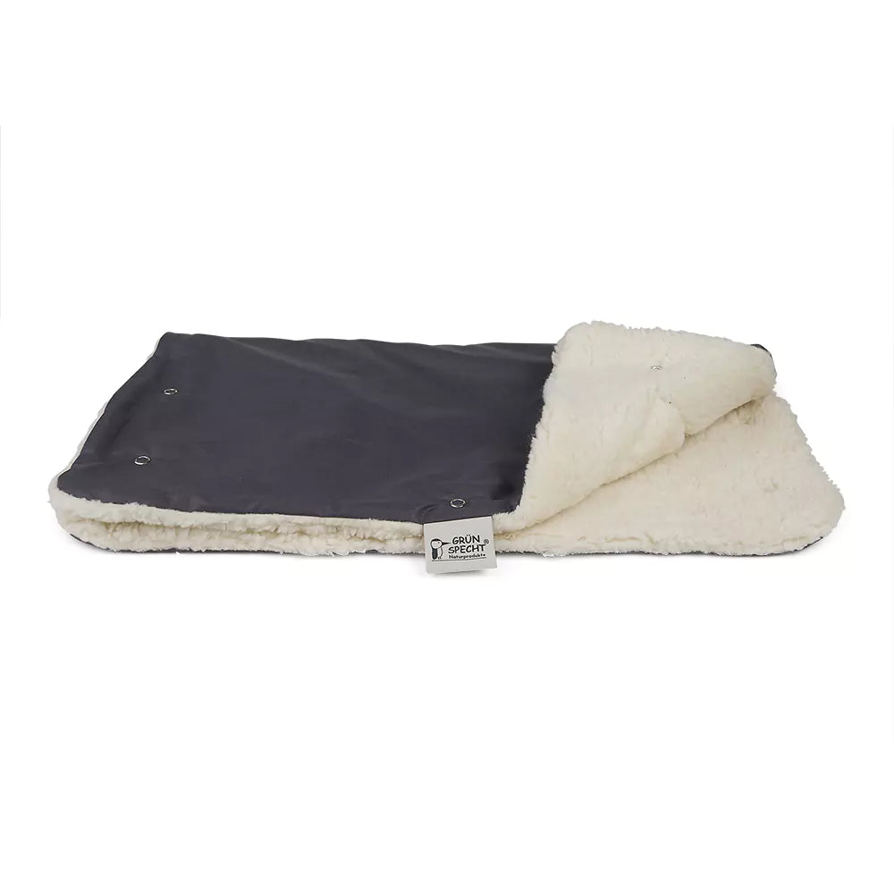 Stroller muff, anthracite-grey