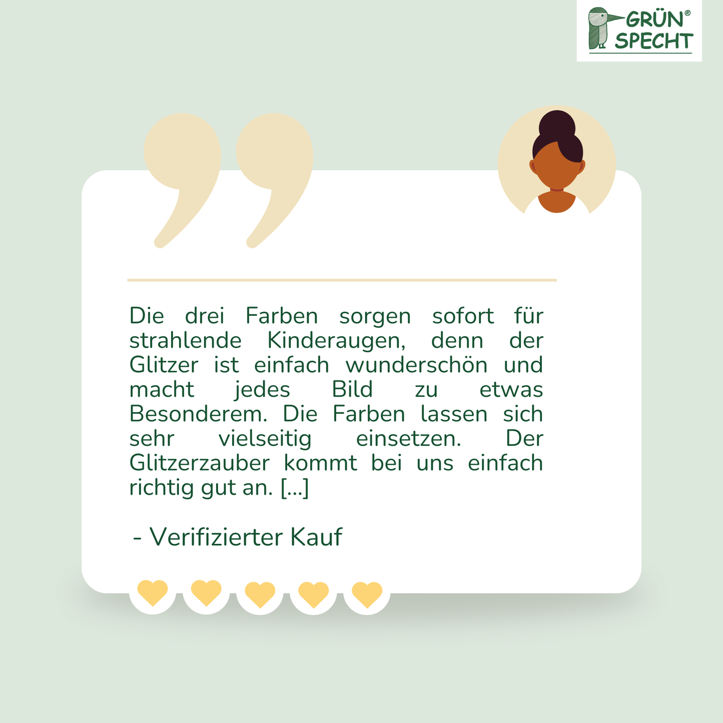 Fingermalfarbe Glitzer