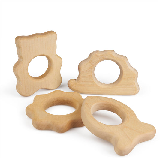 Wooden grasping toy, flower