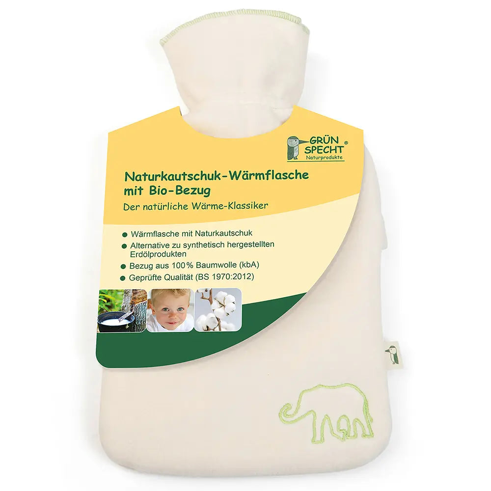 Naturkautschuk-Wärmflasche