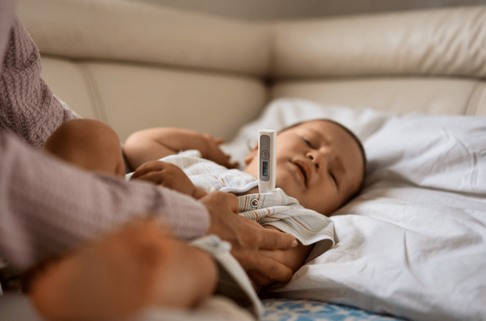 Erkältung bei Babys: Symptome, Verlauf, Dauer und Behandlung