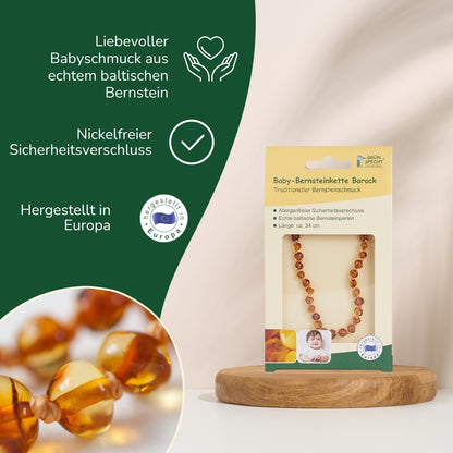 Baby amber necklace
