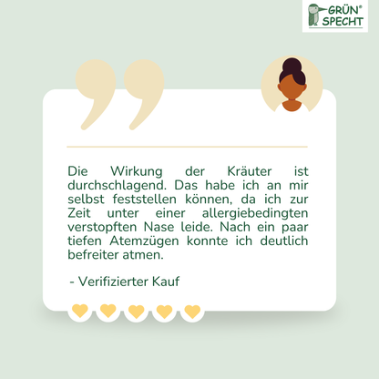 Kräuterpads, Atemfrei