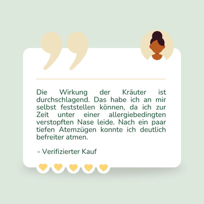 Kräuterpads, Atemfrei