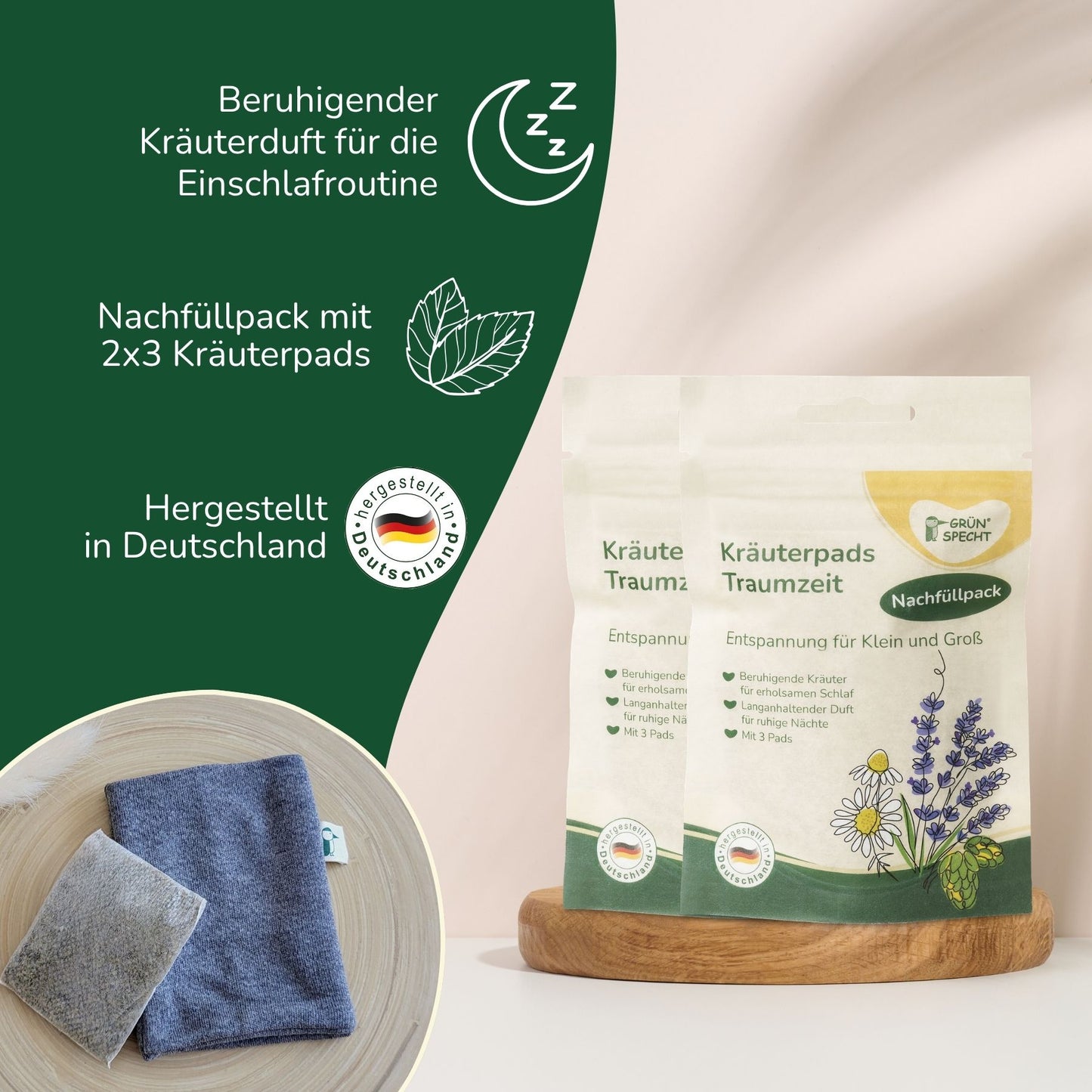 Kräuterpads, Traumzeit