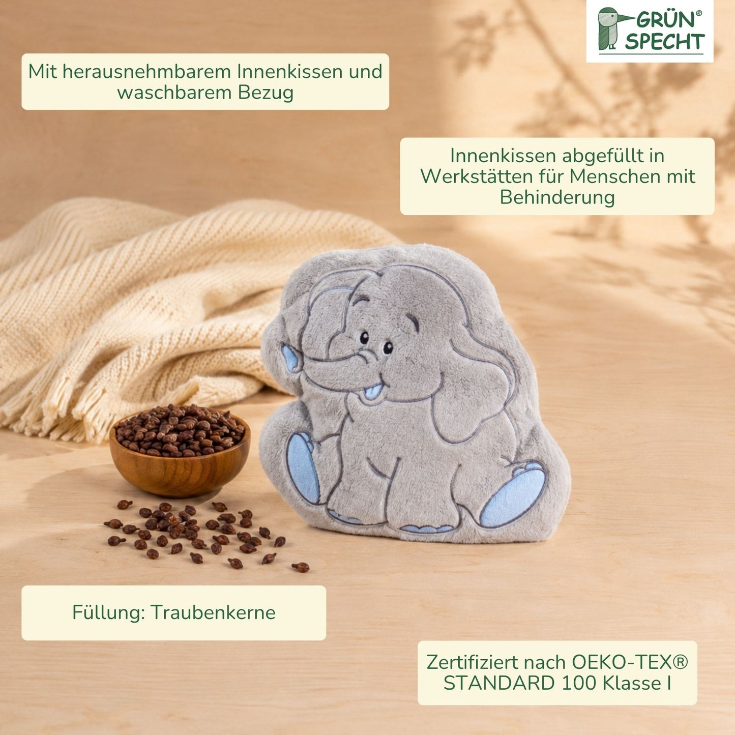 Wärmezoo mit Bezug