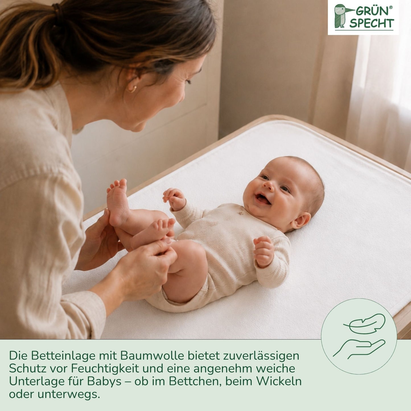 Wasserdichte Betteinlage
