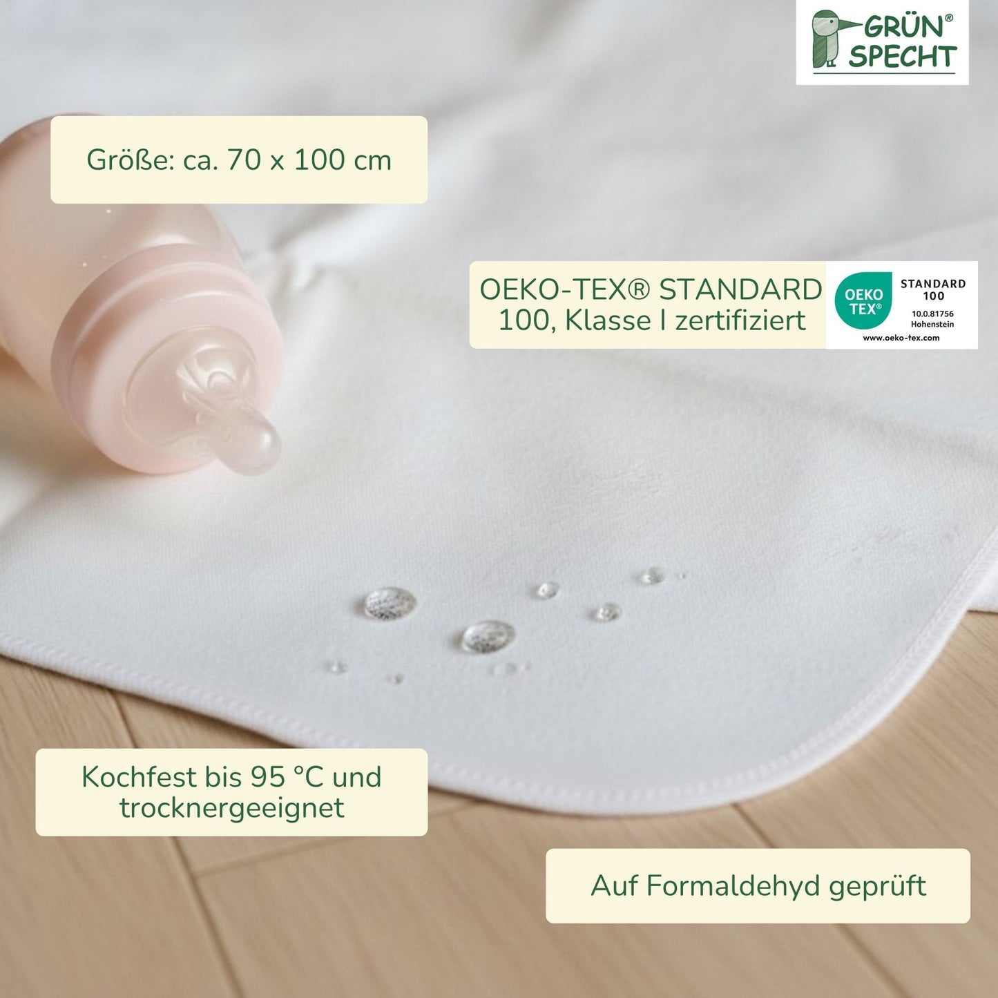 Wasserdichte Betteinlage