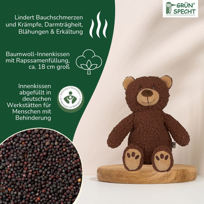 Heatable cuddly toy, bear