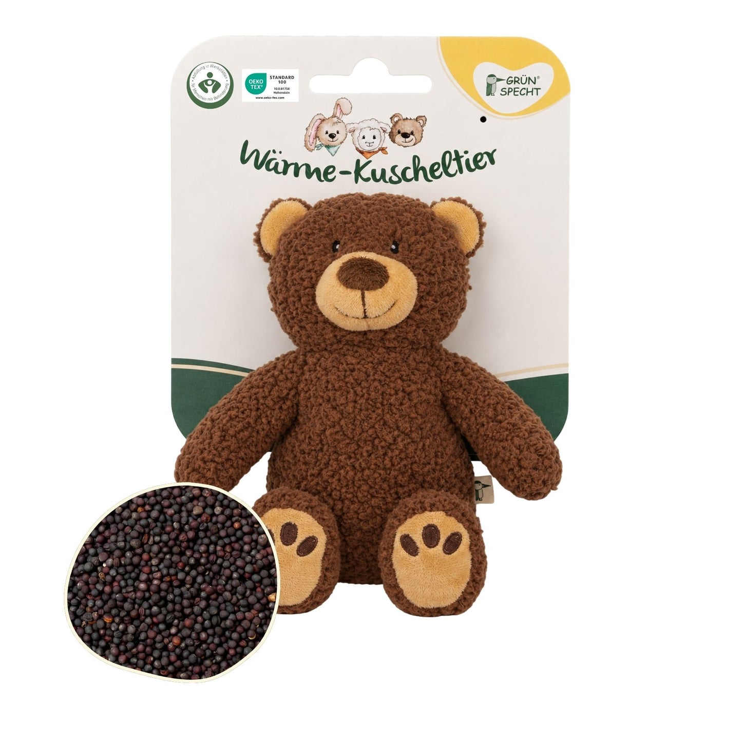 Heatable cuddly toy, bear