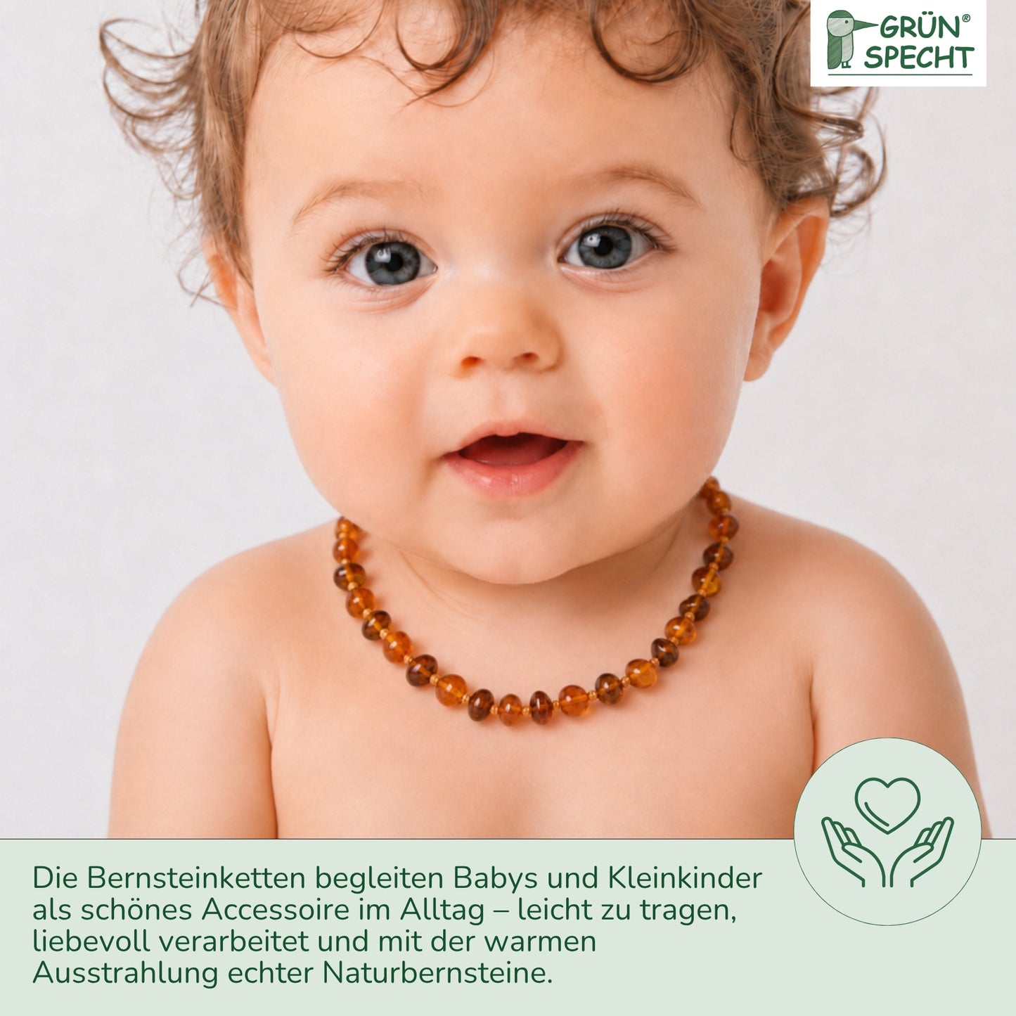 Baby amber necklace