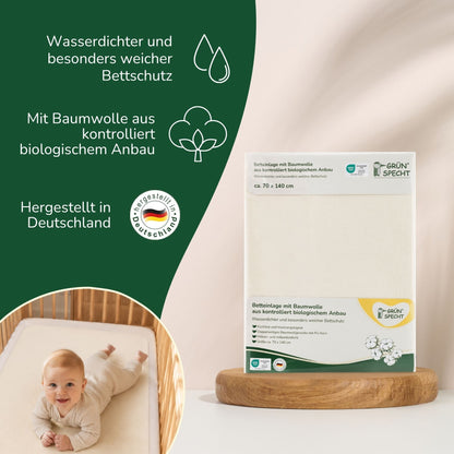 Betteinlage mit Baumwolle aus kontrolliert biologischem Anbau