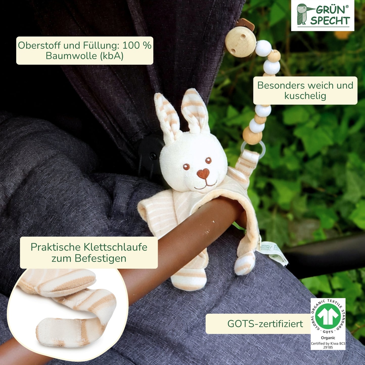Schnuffeltuch Hase