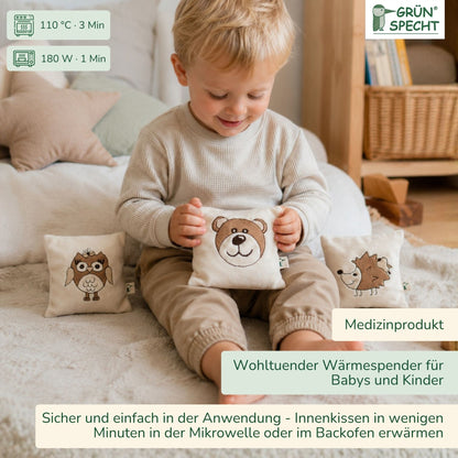 Leinsamen-Kissen für Babys