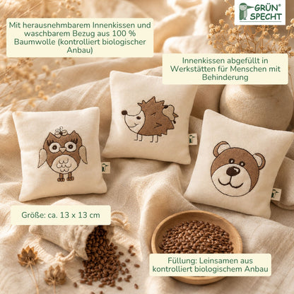 Leinsamen-Kissen für Babys