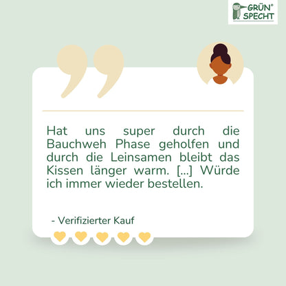Leinsamen-Kissen für Babys