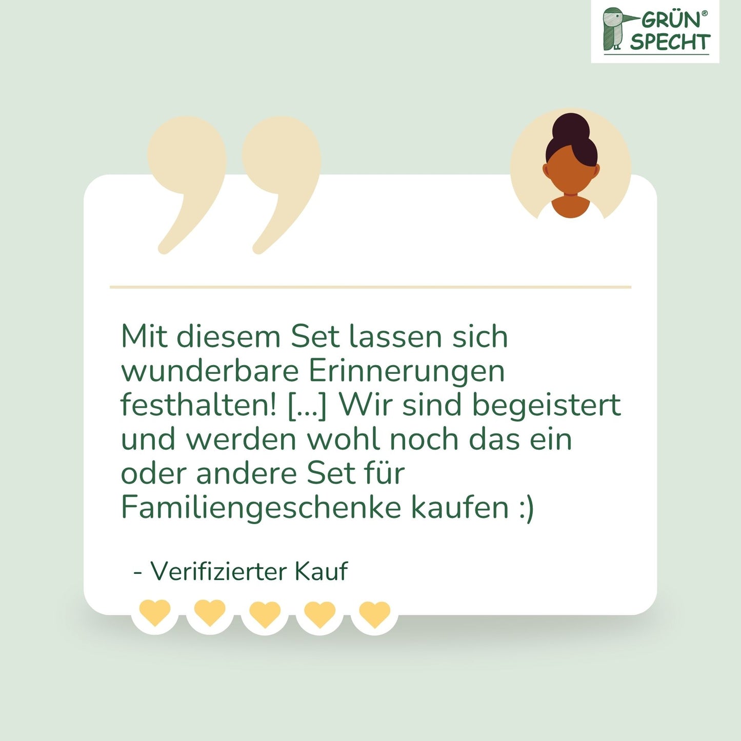 Baby-Abdruckset, 1 Dose