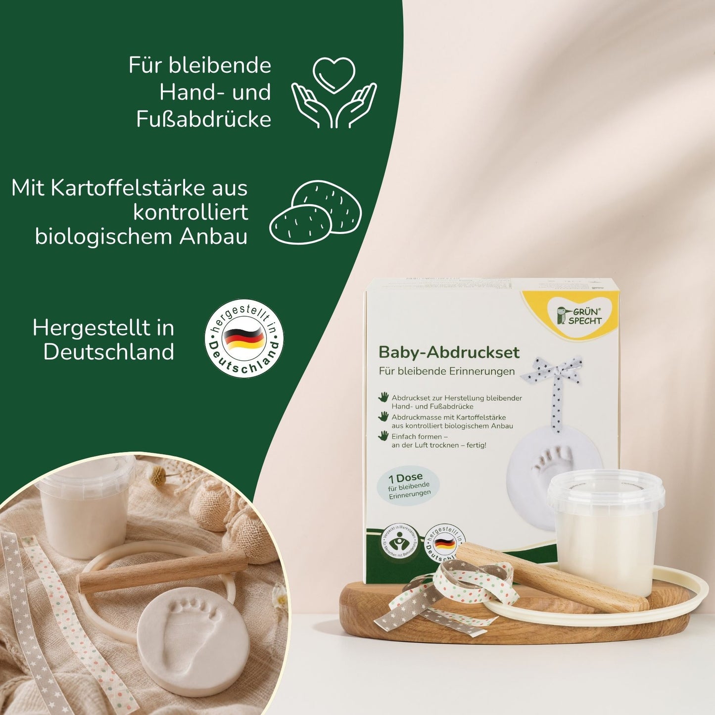 Baby-Abdruckset, 1 Dose