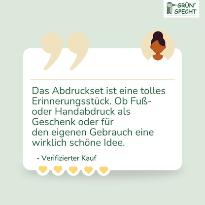 Baby-Abdruckset, 2 Dosen
