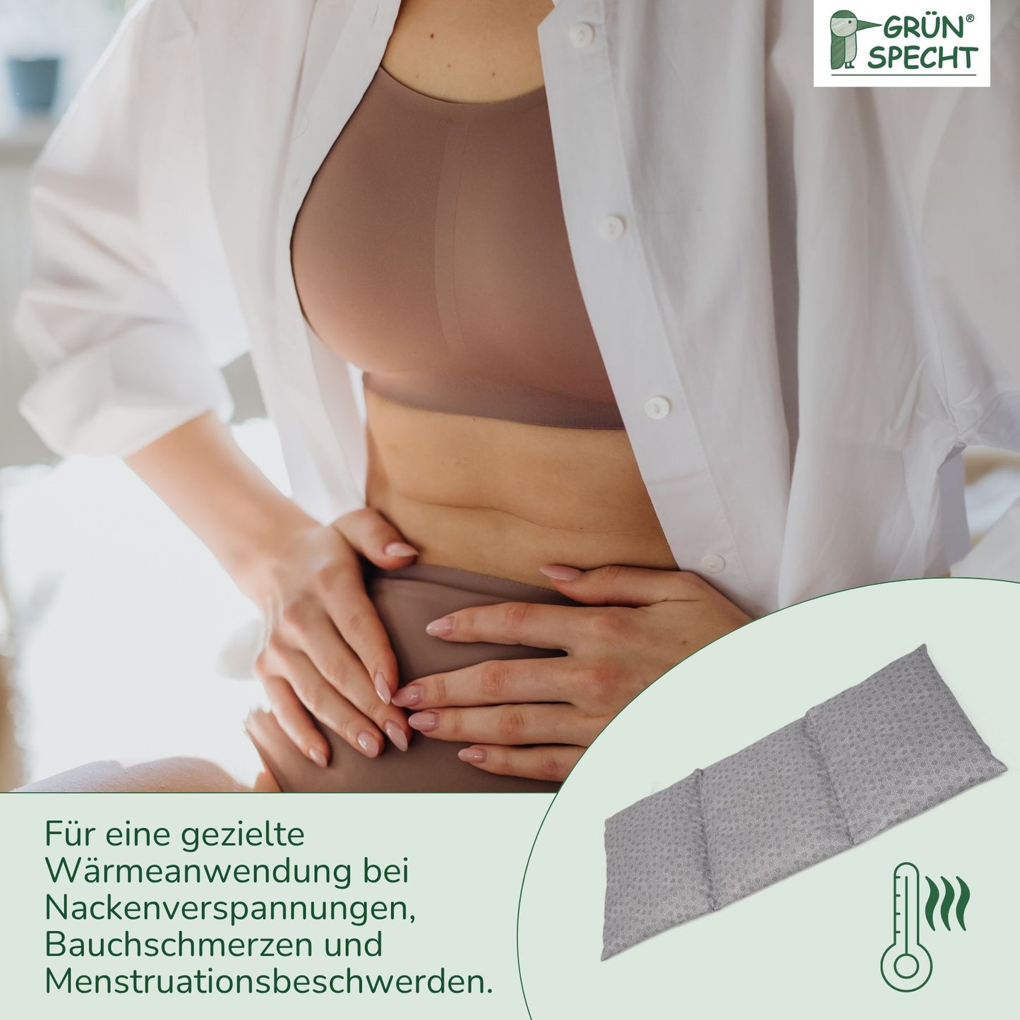 Kirschkern-Wärme-Auflage