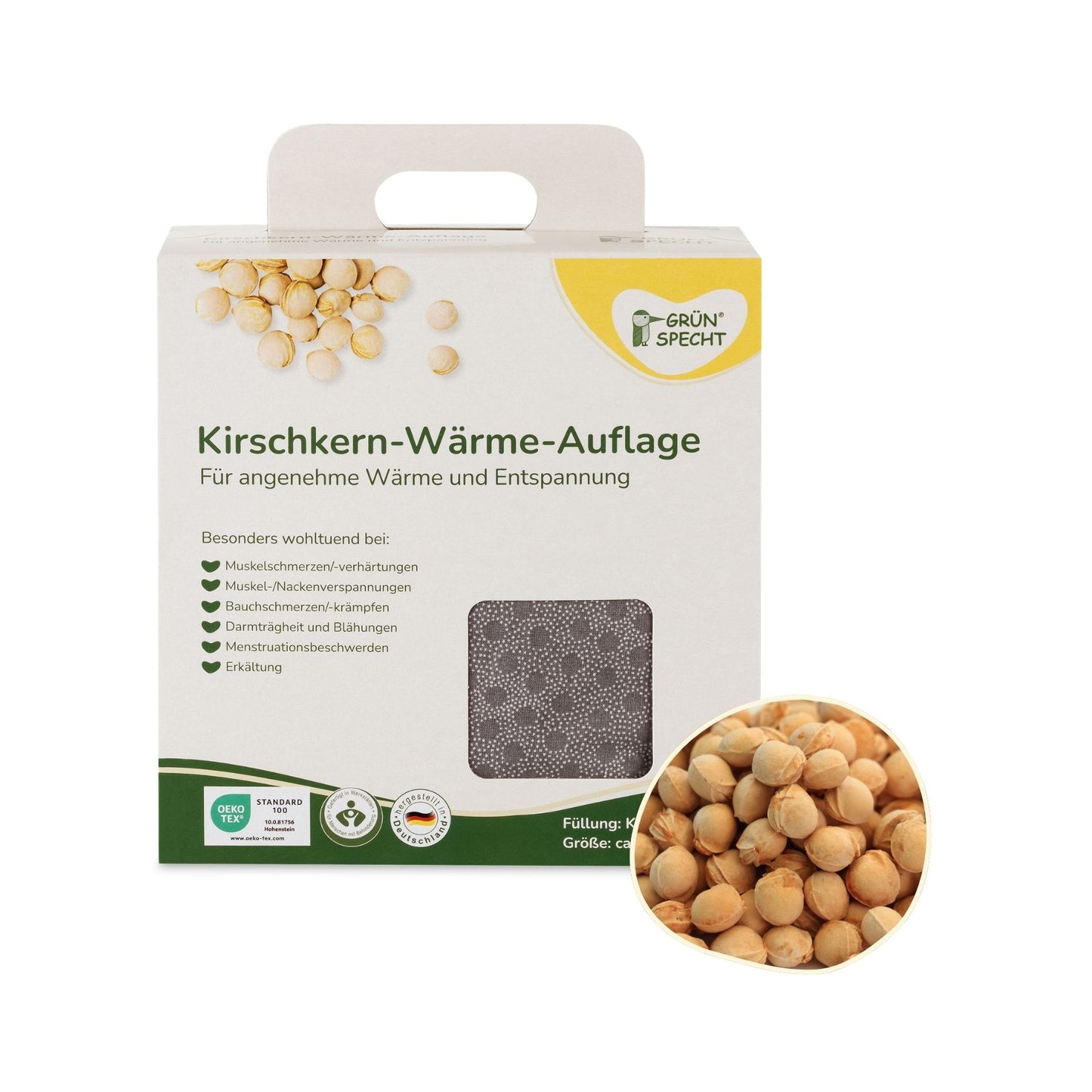 Kirschkern-Wärme-Auflage