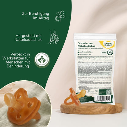 Schnuller aus Naturkautschuk