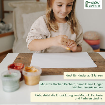 Fingermalfarbe Glitzer