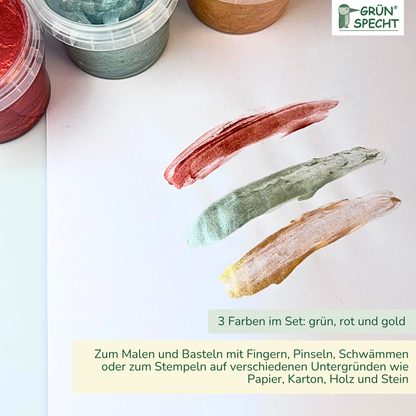 Fingermalfarbe Glitzer