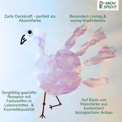 Fingermalfarbe Glitzer