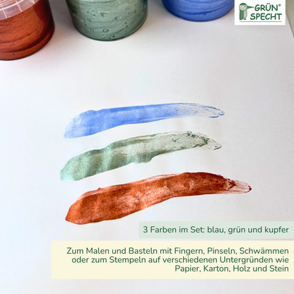 Fingermalfarbe Glitzer