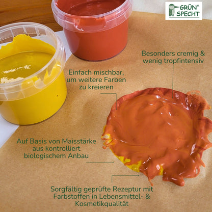 Fingermalfarbe, 4er Set