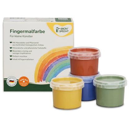 Fingermalfarbe, 4er Set