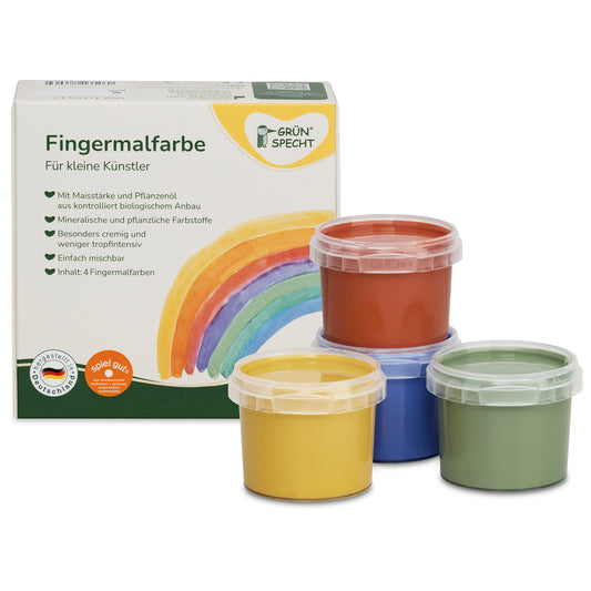 Fingermalfarbe, 4er Set