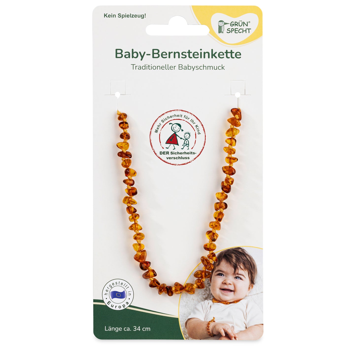 Baby amber necklace