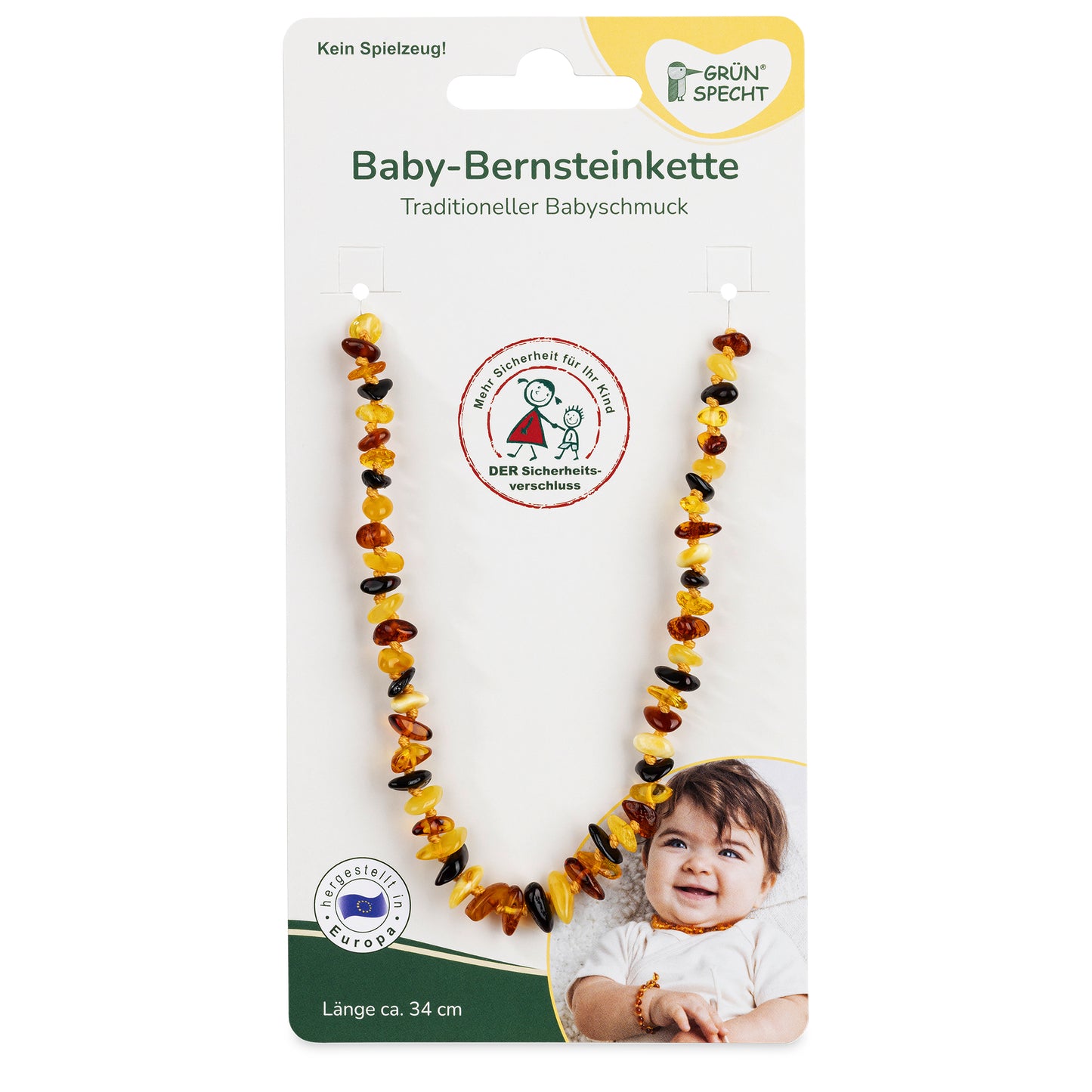 Baby amber necklace