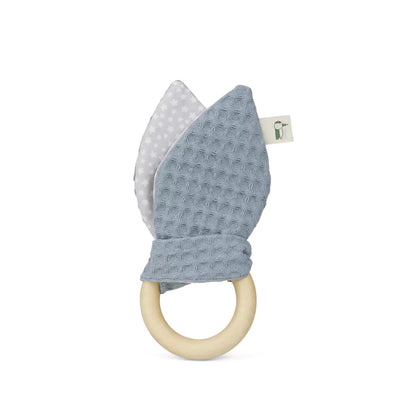 Grip ring with fabric ears, grey