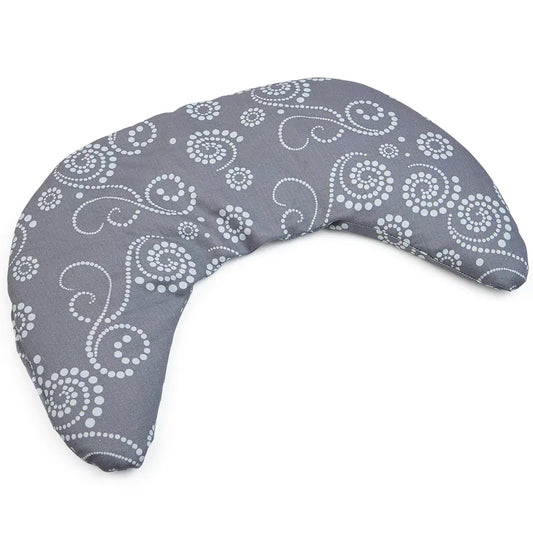 Organic neck pillow, grey-mint, kbA