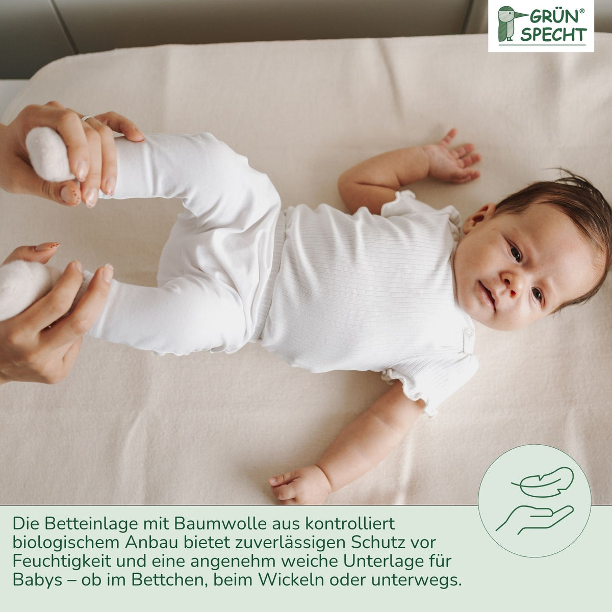 Fitted Sheet with Organic Cotton