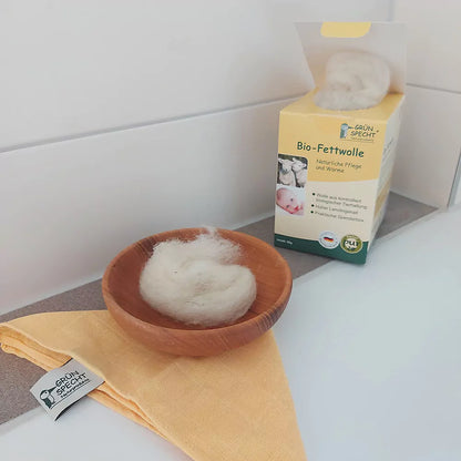 Organic grease wool, 50 g