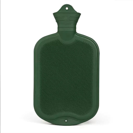 Natural rubber hot water bottle small