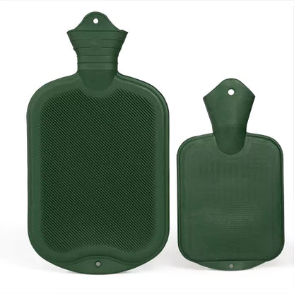 Natural rubber hot water bottle small