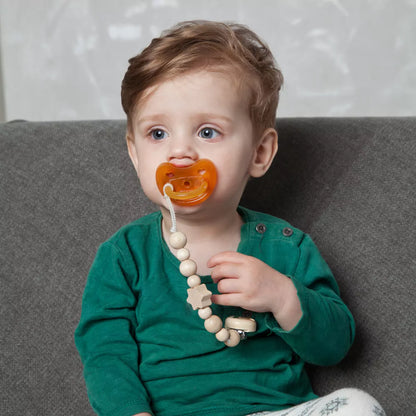 Organic pacifier, natural rubber, 0-6 m