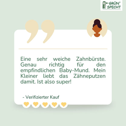 Fingerzahnbürste aus Naturkautschuk