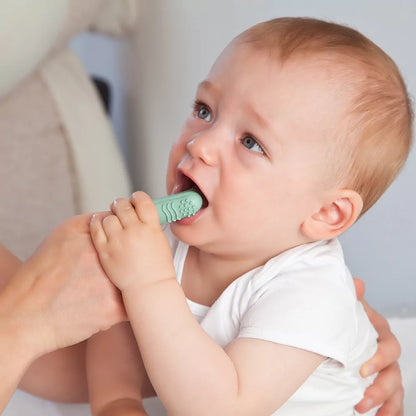 Natural finger toothbrush, natural rubber