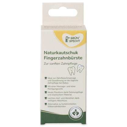 Natürliche Fingerzahnbürste