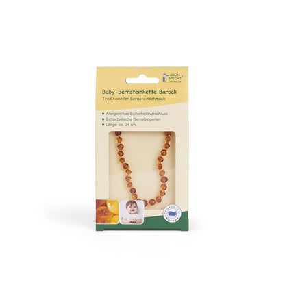 Baby - Bernsteinkette - 514-V4 - GRÜNSPECHT Naturprodukte
