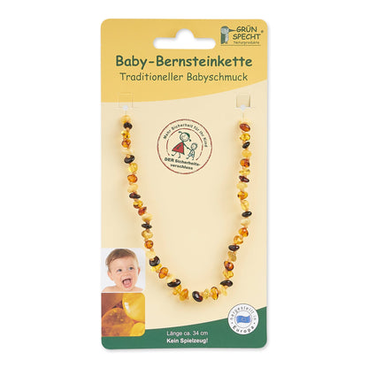 Baby - Bernsteinkette - 524-V4 - GRÜNSPECHT Naturprodukte