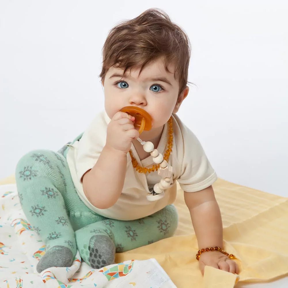 Bernstein - Arm - /Fußkettchen, Barock, multi - 503-V2 - GRÜNSPECHT Naturprodukte