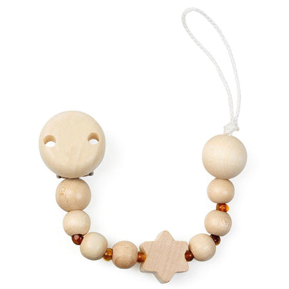 Bernstein - Schnullerkette mit Schlaufe - 594-00 - GRÜNSPECHT Naturprodukte